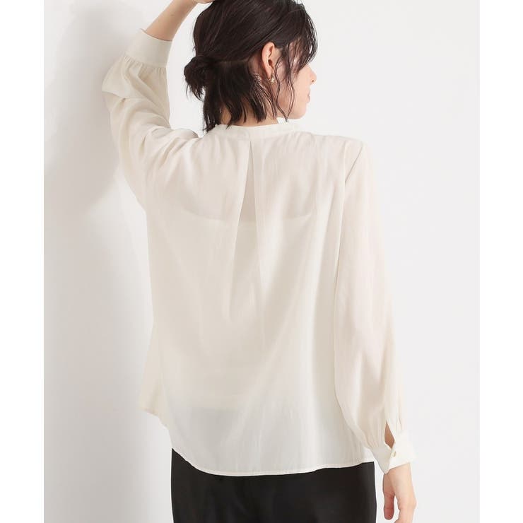 ヴィンテージサテンギャザーブラウス | THE SHOP TK | 詳細画像2 