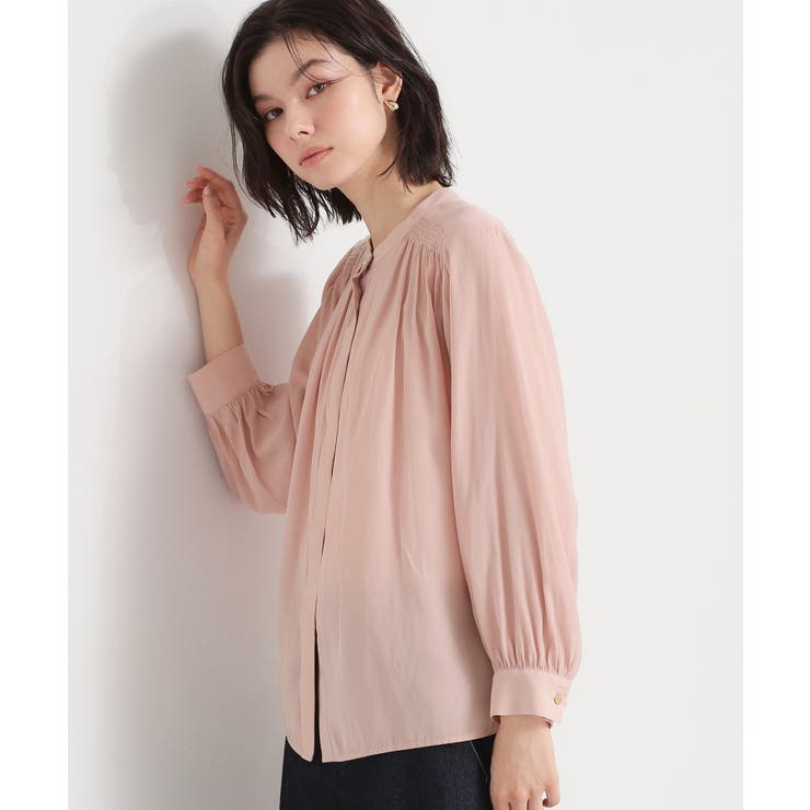 ヴィンテージサテンギャザーブラウス | THE SHOP TK | 詳細画像5 