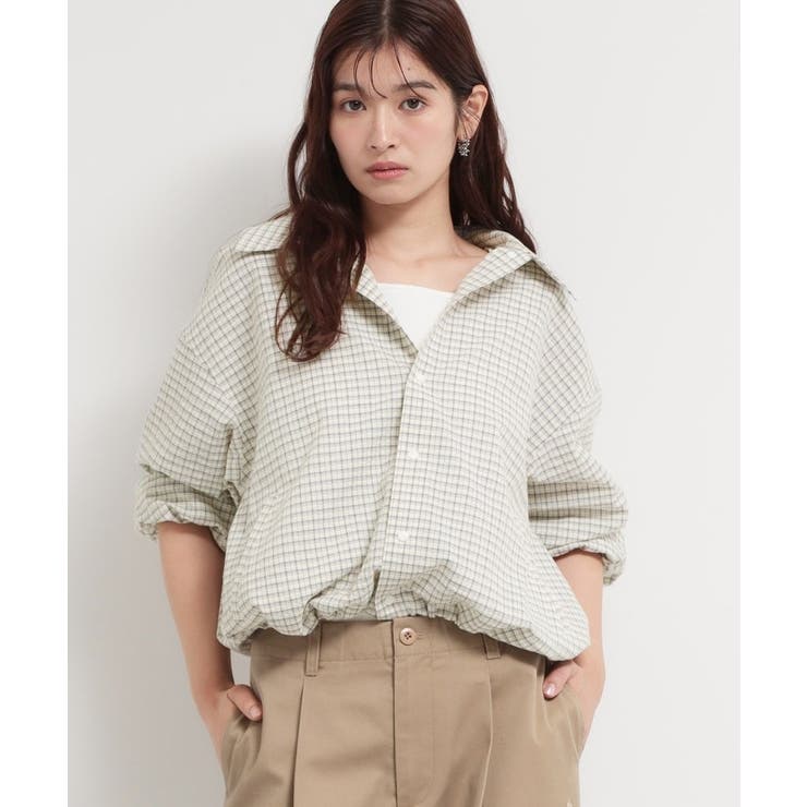 ベージュ(252) | ショート丈シャツブルゾン | THE SHOP TK