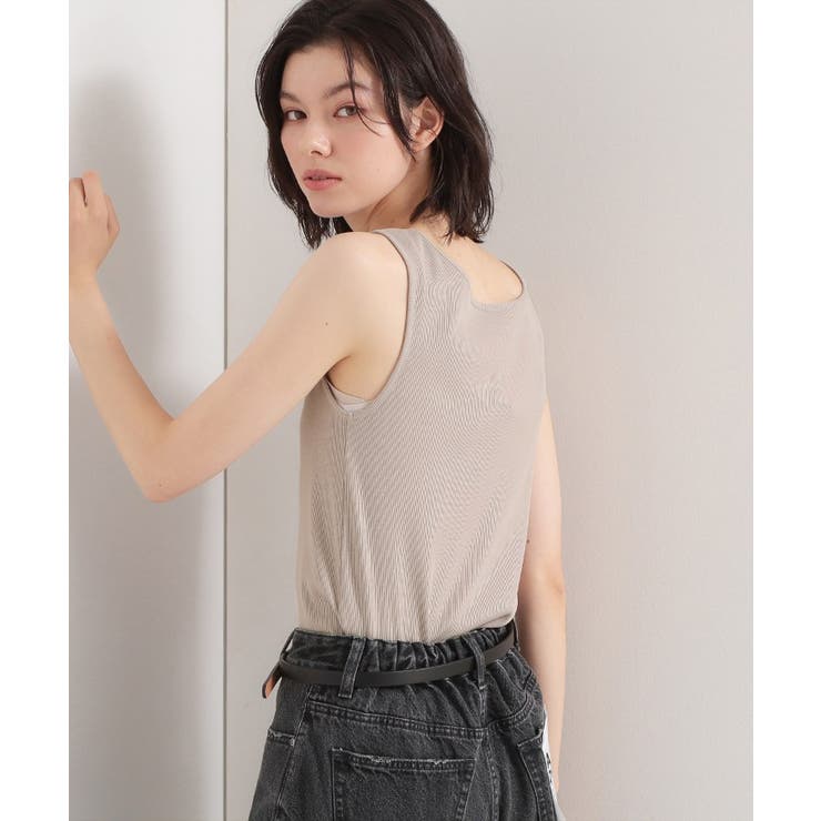 前後2WAYスクエアネックテレコタンク | THE SHOP TK | 詳細画像5 