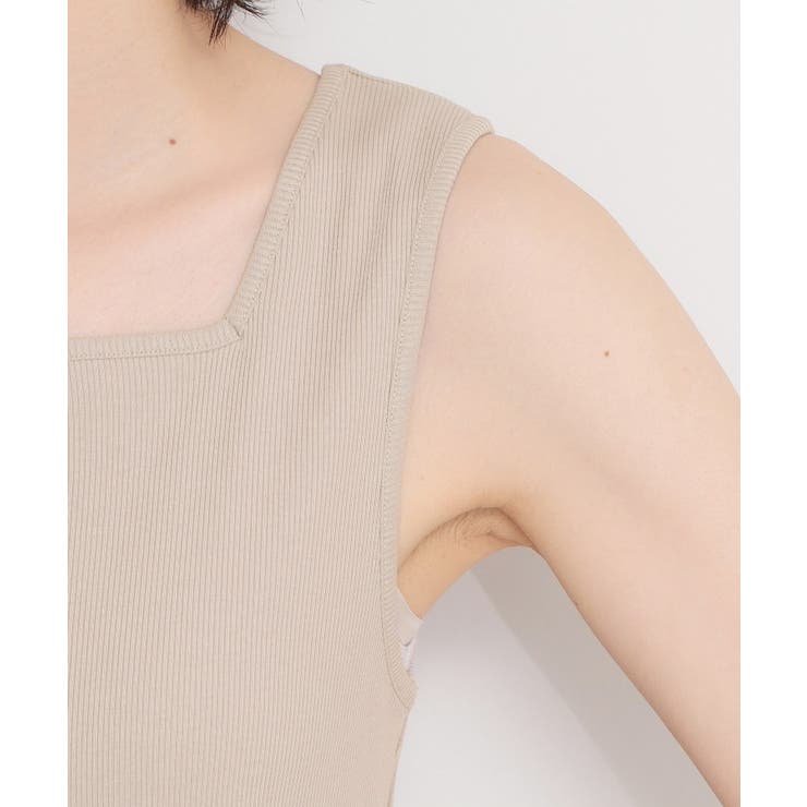 前後2WAYスクエアネックテレコタンク | THE SHOP TK | 詳細画像17 