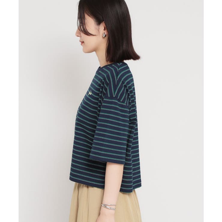 ワンポイント刺繍マルチボーダーTee | THE SHOP TK | 詳細画像14 