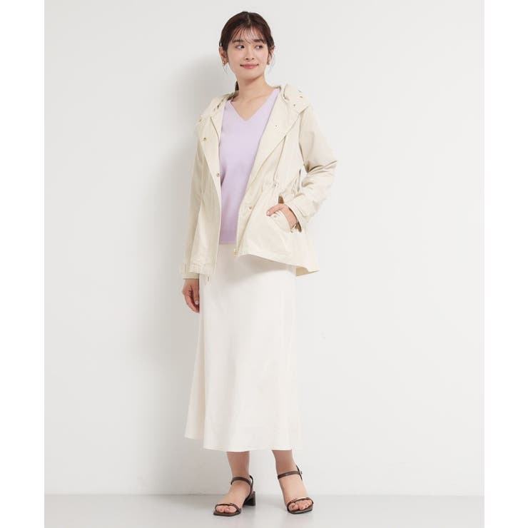 【ウエスト調節可能ですっきり見え】フーデットブルゾン/洗える | THE SHOP TK | 詳細画像13 