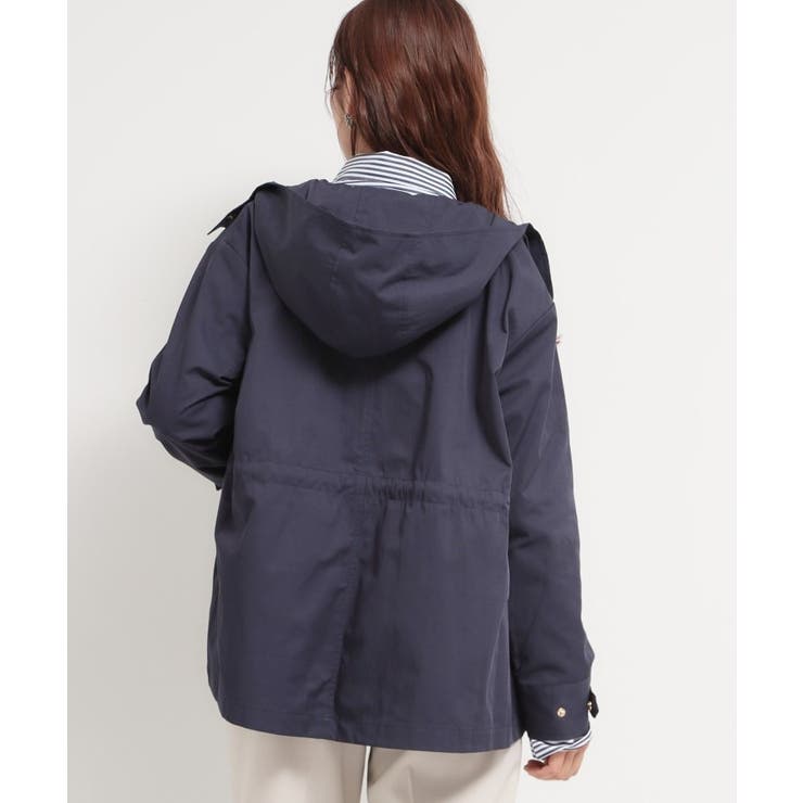 【ウエスト調節可能ですっきり見え】フーデットブルゾン/洗える | THE SHOP TK | 詳細画像17 