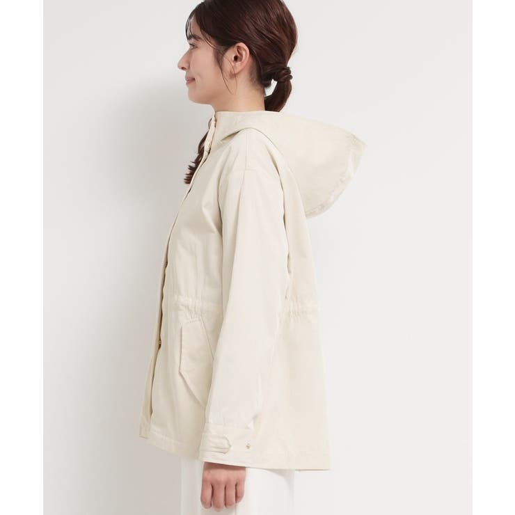 【ウエスト調節可能ですっきり見え】フーデットブルゾン/洗える | THE SHOP TK | 詳細画像25 