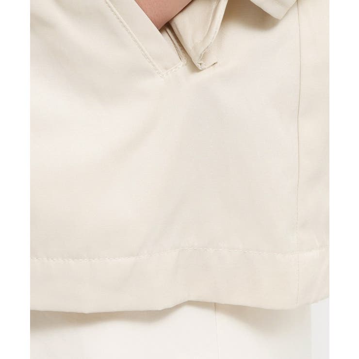 【ウエスト調節可能ですっきり見え】フーデットブルゾン/洗える | THE SHOP TK | 詳細画像30 