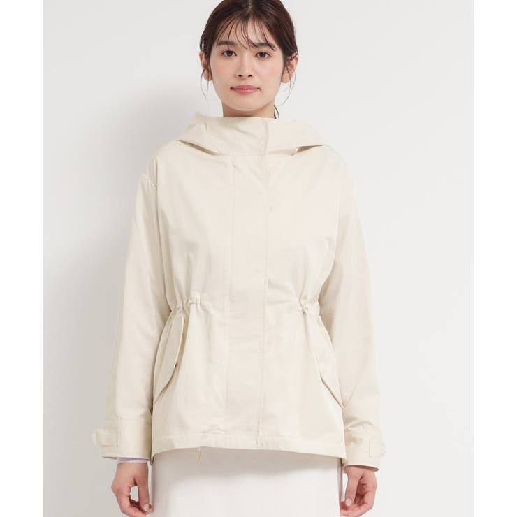 【ウエスト調節可能ですっきり見え】フーデットブルゾン/洗える | THE SHOP TK | 詳細画像32 