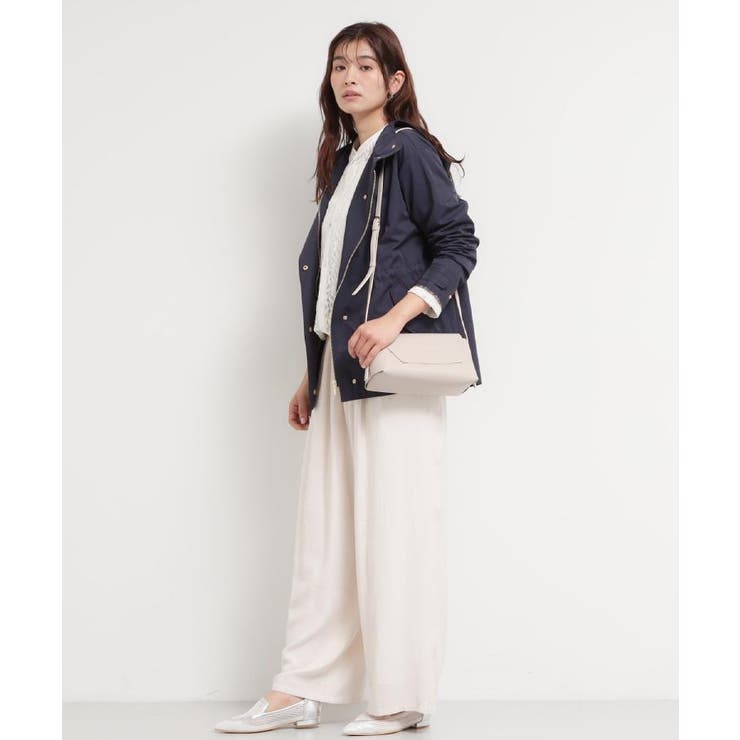 【ウエスト調節可能ですっきり見え】フーデットブルゾン/洗える | THE SHOP TK | 詳細画像22 