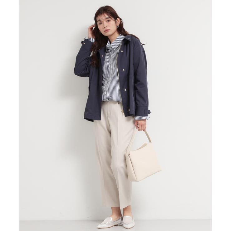 【ウエスト調節可能ですっきり見え】フーデットブルゾン/洗える | THE SHOP TK | 詳細画像18 