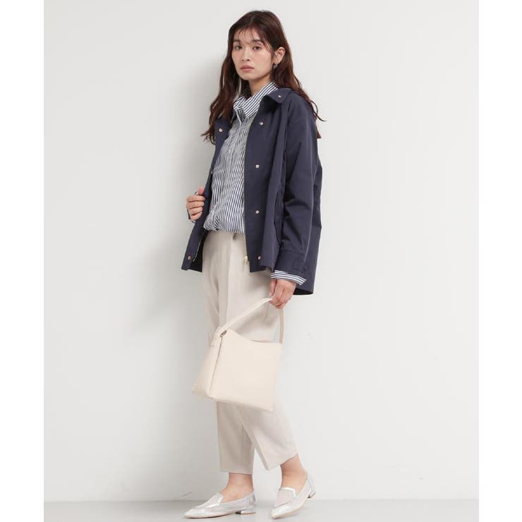 【ウエスト調節可能ですっきり見え】フーデットブルゾン/洗える | THE SHOP TK | 詳細画像19 