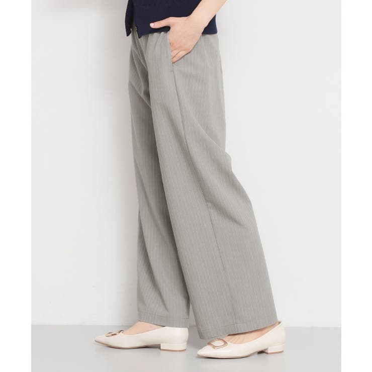 ストライプイージーワイドパンツ | THE SHOP TK | 詳細画像3 