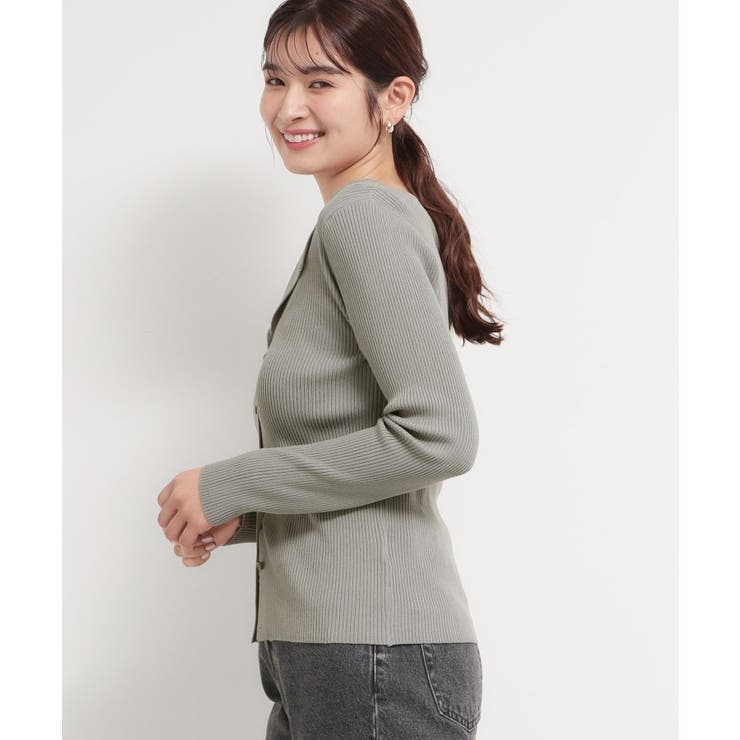 レースレイヤードリブニット | THE SHOP TK | 詳細画像2 