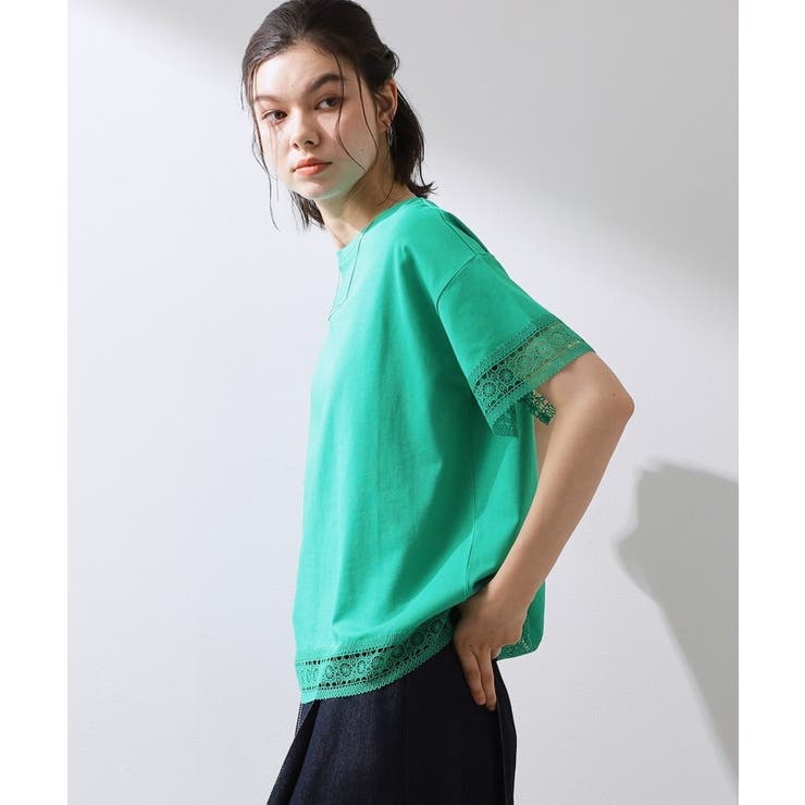 【インせず着られる】モチーフレース切替Tシャツ | THE SHOP TK | 詳細画像10 