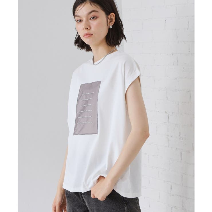 オーガンジー刺繍Tシャツ | THE SHOP TK | 詳細画像2 