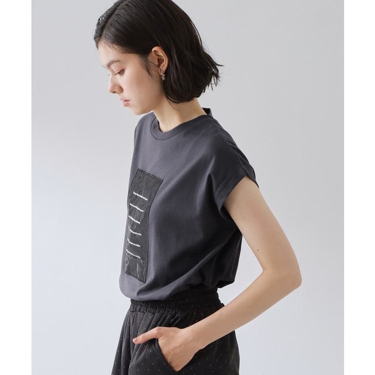 オーガンジー刺繍Tシャツ | THE SHOP TK | 詳細画像6 