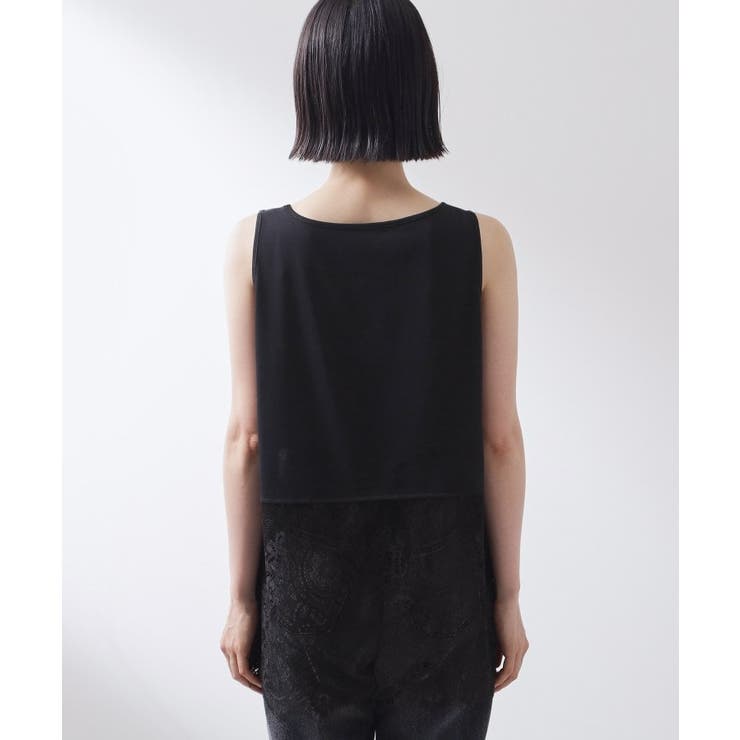 【ひんやり/人気アイテム】レイヤードスタイルに 裾レースタンクトップ | THE SHOP TK | 詳細画像11 
