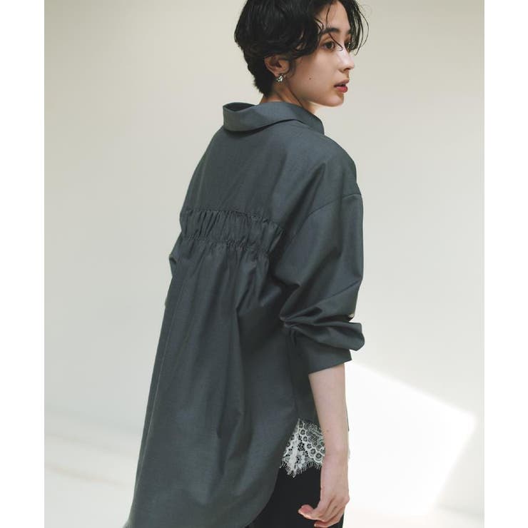 後ろ姿も着映える バックシャーリングシャツ | THE SHOP TK | 詳細画像2 