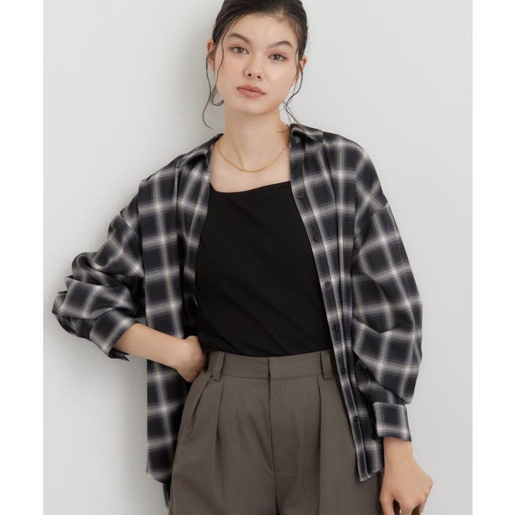 ネイビー(294) | 後ろ姿も着映える バックシャーリングシャツ | THE SHOP TK