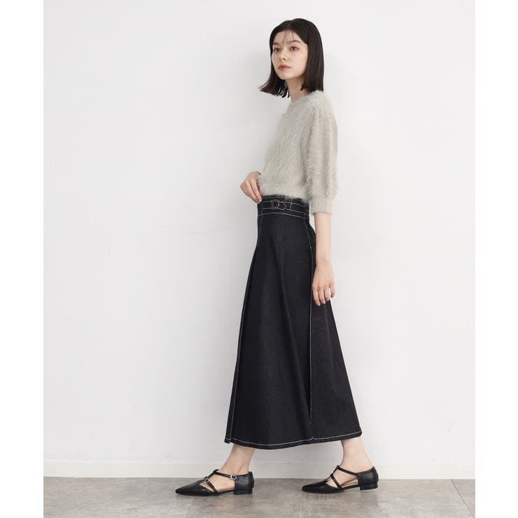【オールシーズン】デニムタックスカート/洗える | THE SHOP TK | 詳細画像14 