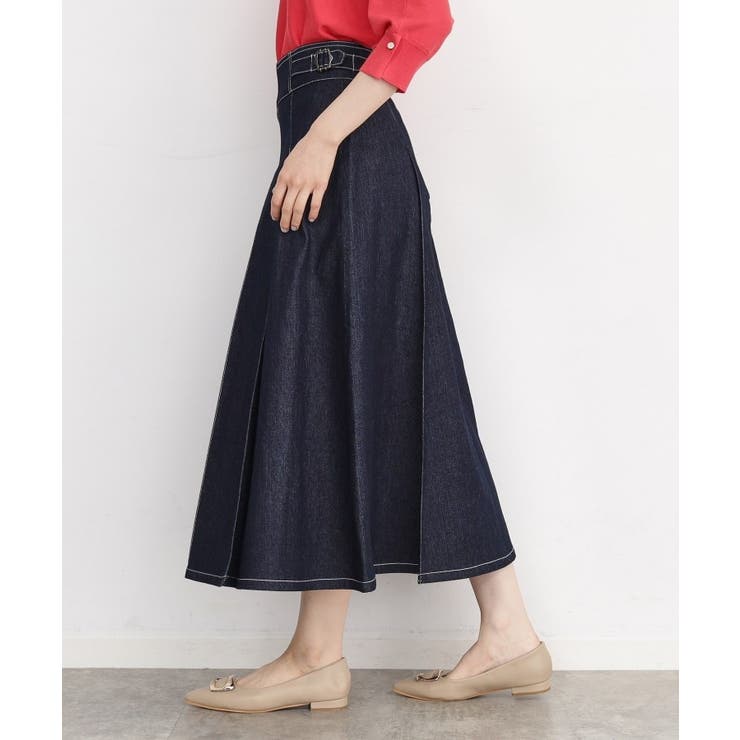 【オールシーズン】デニムタックスカート/洗える | THE SHOP TK | 詳細画像12 