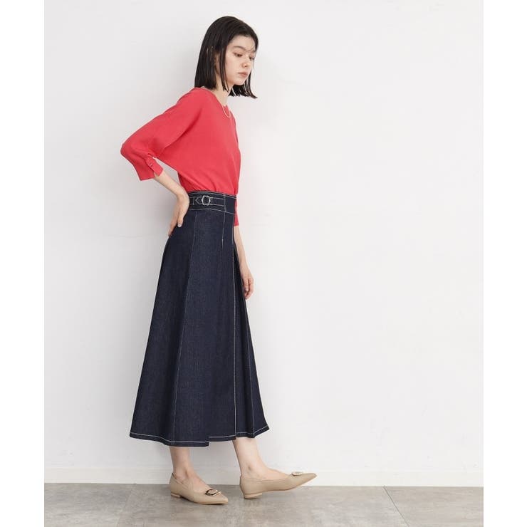 【オールシーズン】デニムタックスカート/洗える | THE SHOP TK | 詳細画像10 