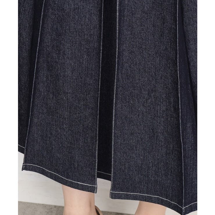 【オールシーズン】デニムタックスカート/洗える | THE SHOP TK | 詳細画像28 