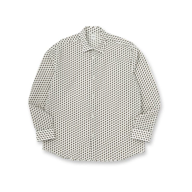 ボーラーハット柄 長袖シャツ | TAKEO KIKUCHI | 詳細画像1 