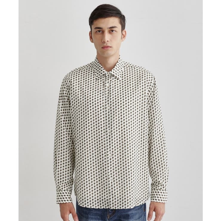 ボーラーハット柄 長袖シャツ | TAKEO KIKUCHI | 詳細画像2 