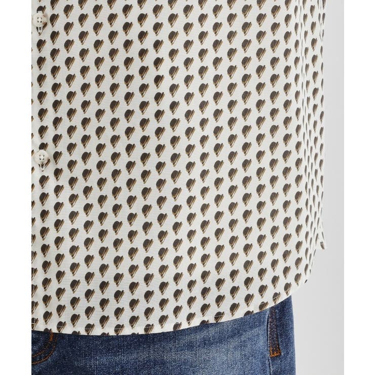 ボーラーハット柄 長袖シャツ | TAKEO KIKUCHI | 詳細画像7 