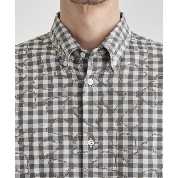 チェックボーラーガーゼシャツ | TAKEO KIKUCHI | 詳細画像5 