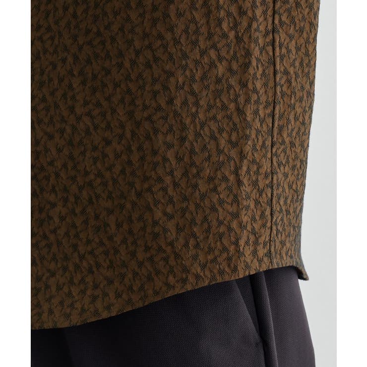 【Made in JAPAN】播州織 ドビー千鳥シャツ | TAKEO KIKUCHI | 詳細画像10 