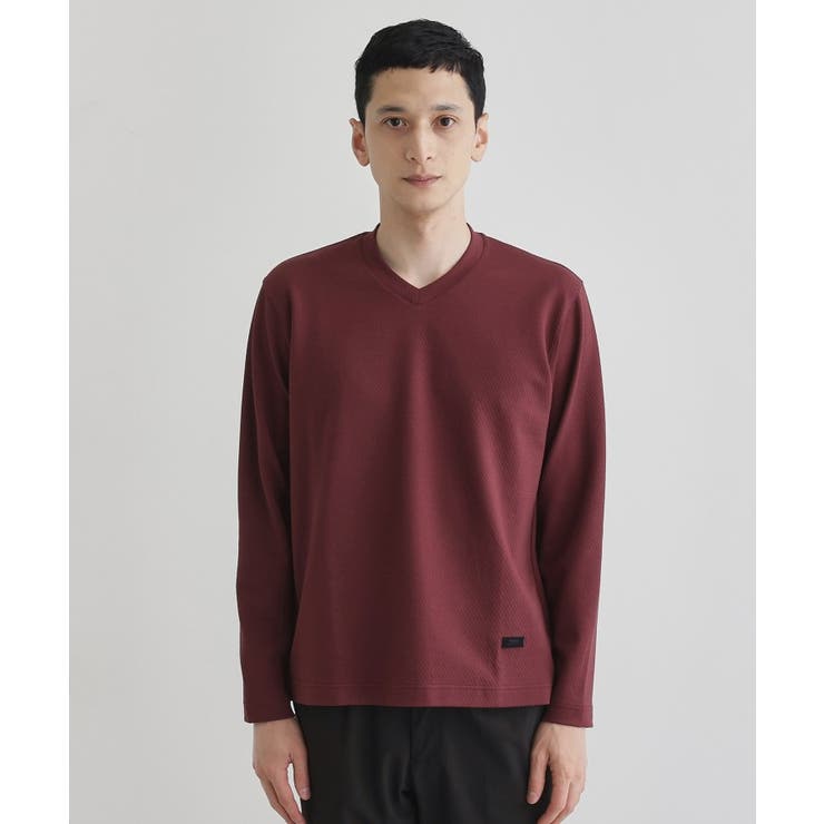 【尾州織】ブリスタ Vネック カットソー | TAKEO KIKUCHI | 詳細画像2 