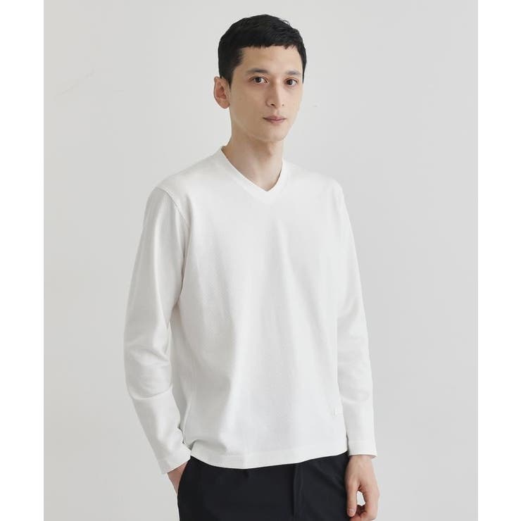 【尾州織】ブリスタ Vネック カットソー | TAKEO KIKUCHI | 詳細画像10 