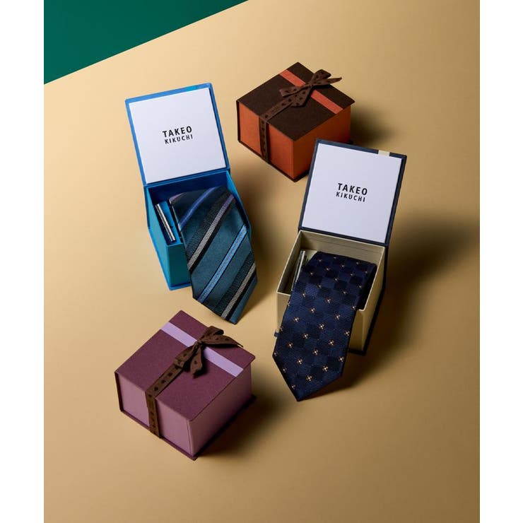 【BOXセット】ベーシックネクタイ＆タイバー | TAKEO KIKUCHI | 詳細画像1 