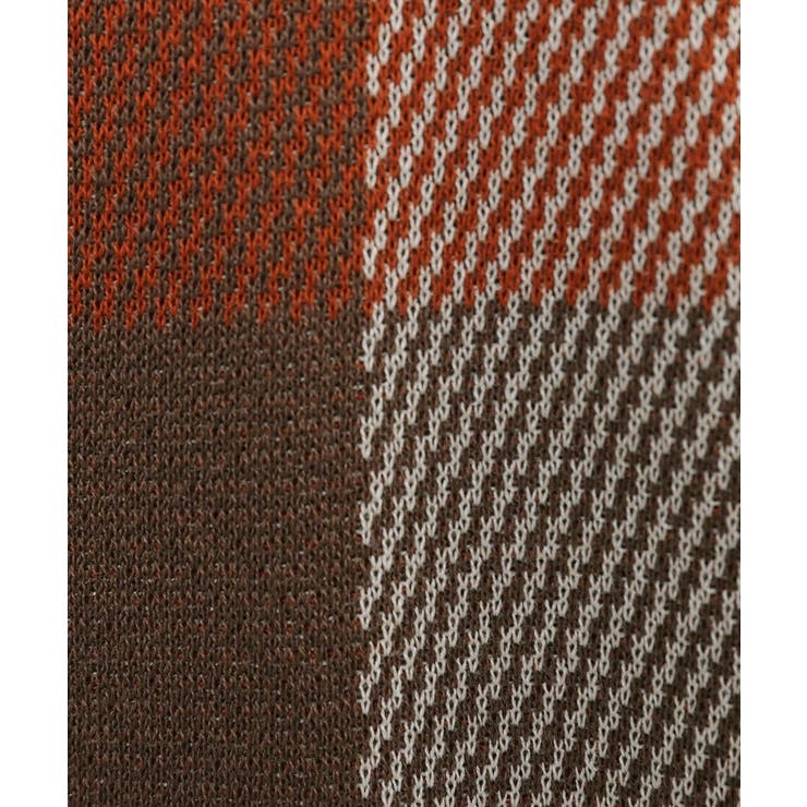 【Made in JAPAN】ビッグチェック＆スライドパズル柄 ニット | TAKEO KIKUCHI | 詳細画像12 