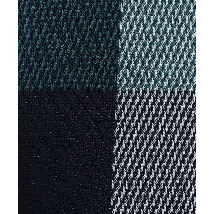 【Made in JAPAN】ビッグチェック＆スライドパズル柄 ニット | TAKEO KIKUCHI | 詳細画像16 