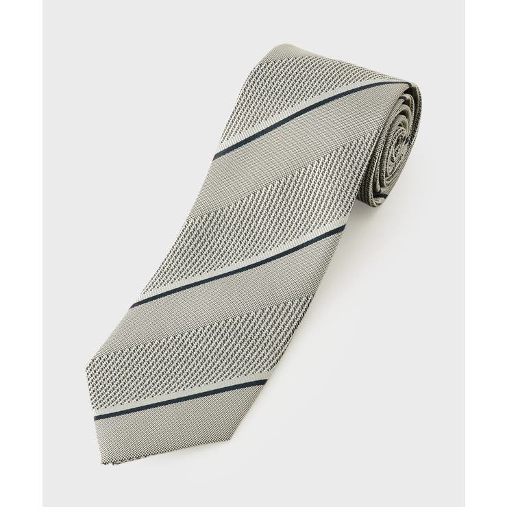 京都丹後 タッサーバスケット ストライプネクタイ | TAKEO KIKUCHI | 詳細画像1 