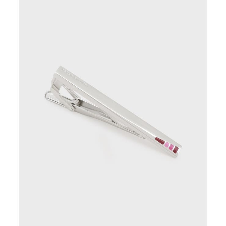 シルバー(606) | ヴァルターグラデーションタイバー – 日本製の洗練された真鍮タイバー | TAKEO KIKUCHI