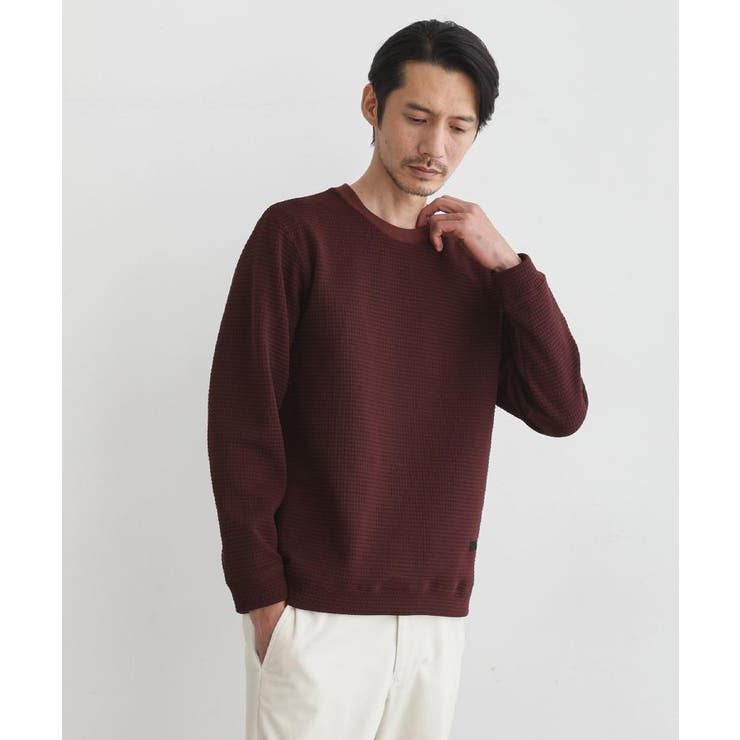 ボルドー(064) | ニットライク プルオーバー | TAKEO KIKUCHI