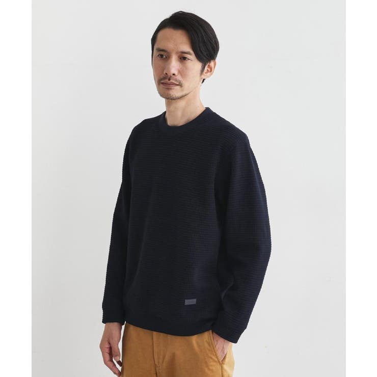 ネイビー(094) | ニットライク プルオーバー | TAKEO KIKUCHI
