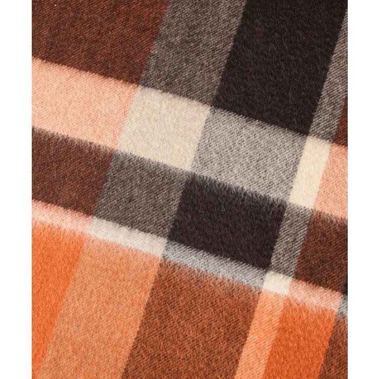 【洗えるカシミヤ】 ピュアカシミヤ パネルチェックマフラー | TAKEO KIKUCHI | 詳細画像6 