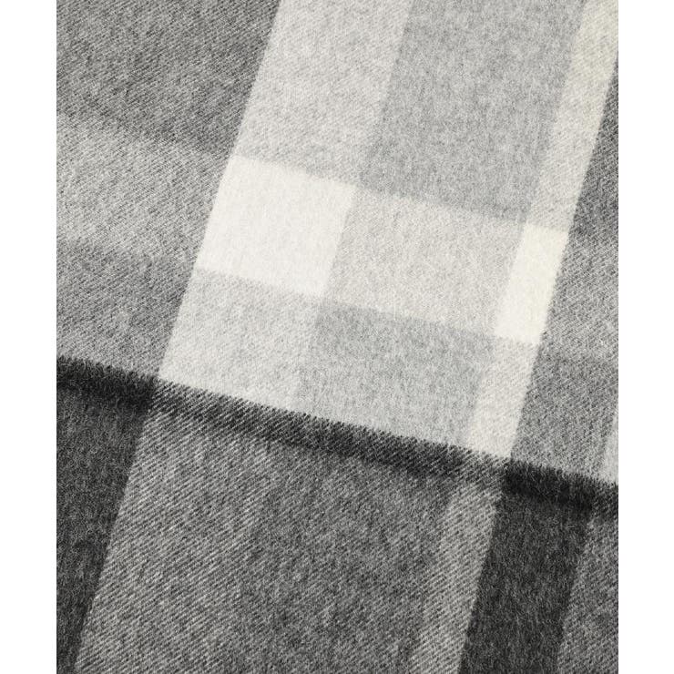 【洗えるカシミヤ】 ピュアカシミヤ パネルチェックマフラー | TAKEO KIKUCHI | 詳細画像10 