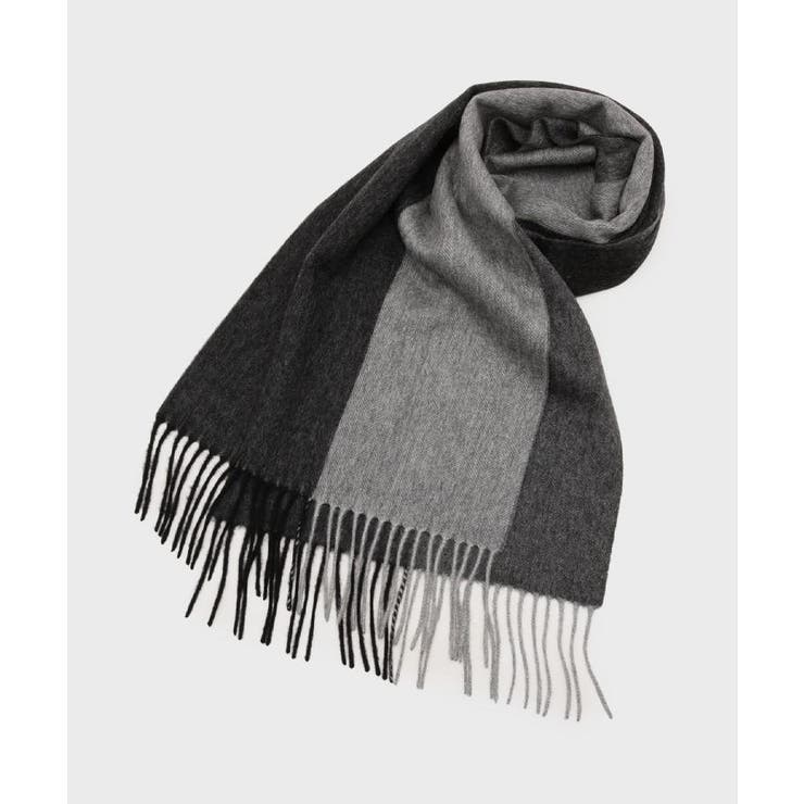 【洗えるカシミヤ】ピュアカシミヤ 4面パネルマフラー | TAKEO KIKUCHI | 詳細画像10 