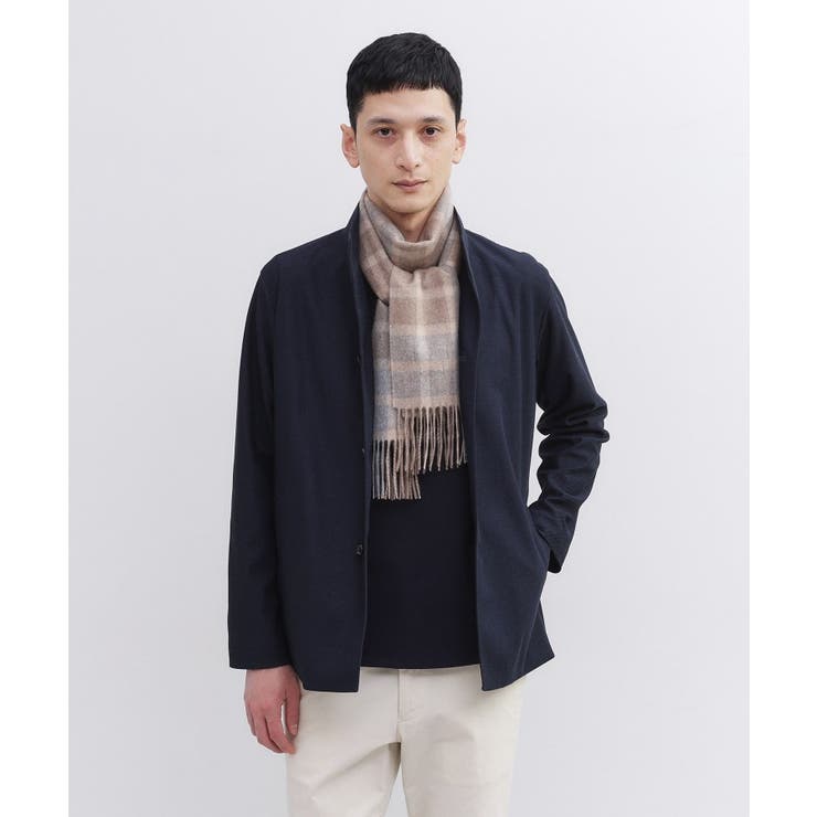 【洗えるカシミヤ】カシミヤ100 チェックマフラー | TAKEO KIKUCHI | 詳細画像4 