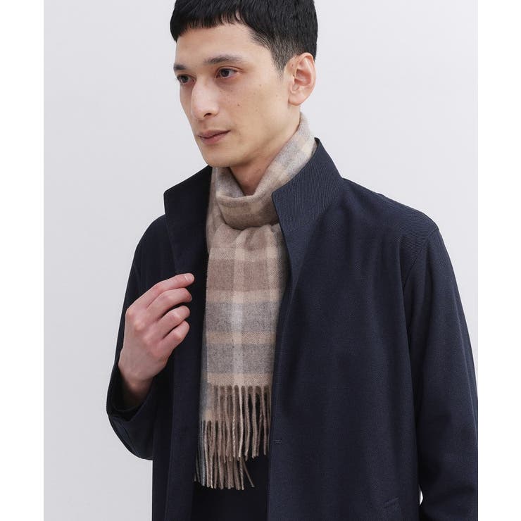 【洗えるカシミヤ】カシミヤ100 チェックマフラー | TAKEO KIKUCHI | 詳細画像5 