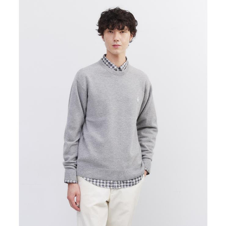 【Air Palette Knit】ワンポイント カラーニット プルオーバー | TAKEO KIKUCHI | 詳細画像13 