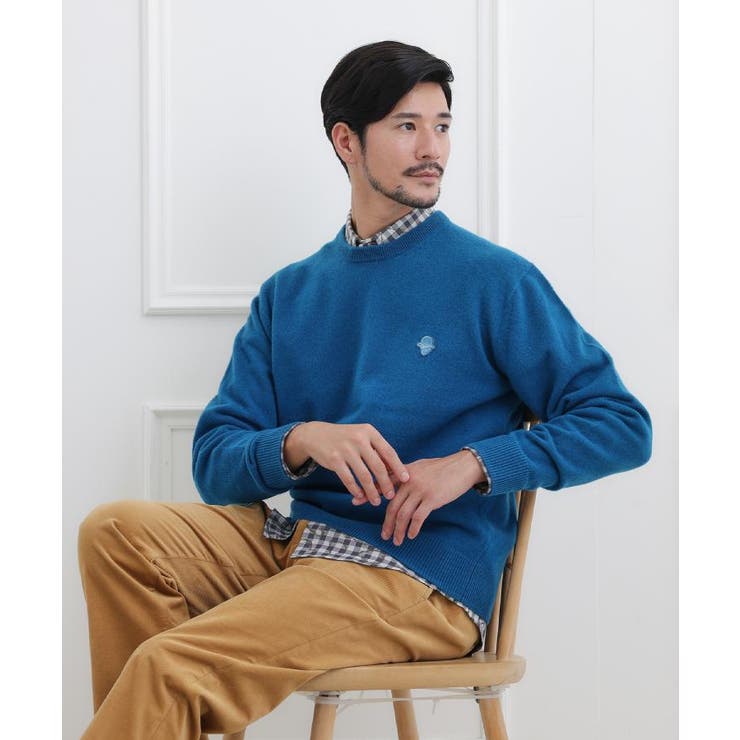 【Air Palette Knit】ワンポイント カラーニット プルオーバー | TAKEO KIKUCHI | 詳細画像70 