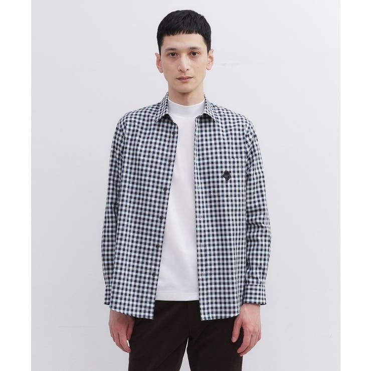 ブルー(293) | マルチギンガムチェック シャツ | TAKEO KIKUCHI