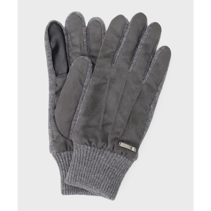 スエード調ニットコンビ ウォッシャブルグローブ | TAKEO KIKUCHI | 詳細画像2 