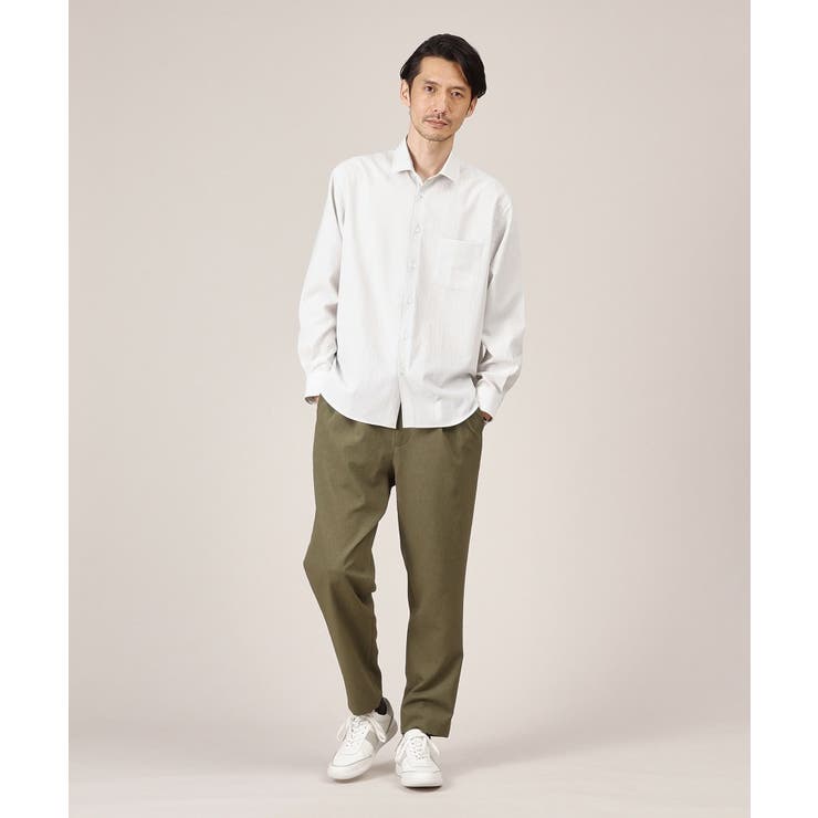 【多機能】リネンライクカルゼ イージーパンツ | TAKEO KIKUCHI | 詳細画像10 